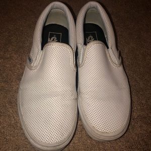 White vans with little holes